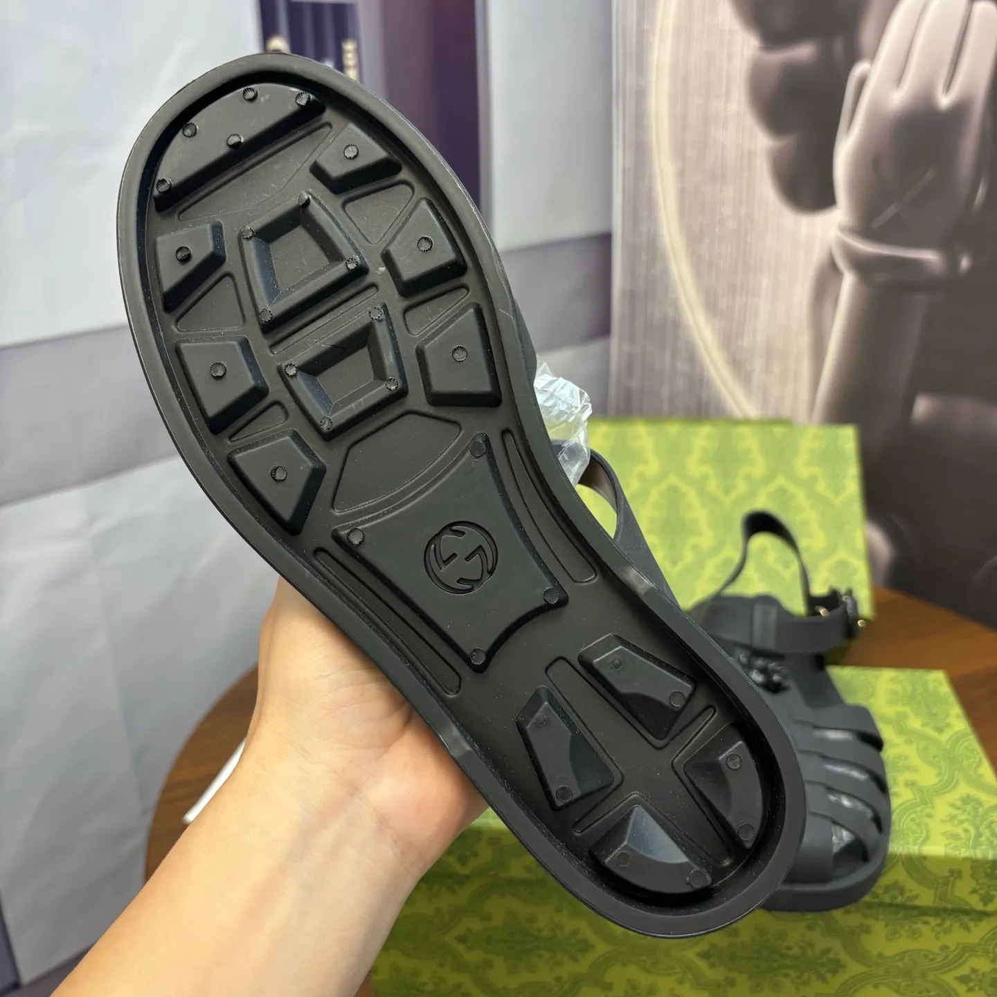Men's shoes 260💰 [Gucci] Counter quality, top-quality original goods, real photos! Original TPU material, fine workmanship, comfortable; genuine 1:1 replica Size: 36 ~ 46